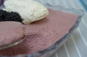 Blackberry Mousse - light